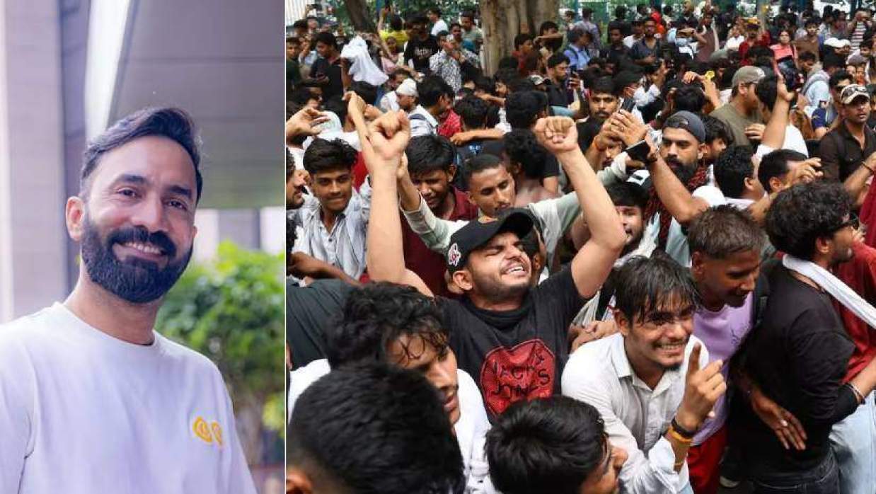 শিক্ষার্থীদের আন্দোলনে বার্তা দীনেশ কার্তিক 