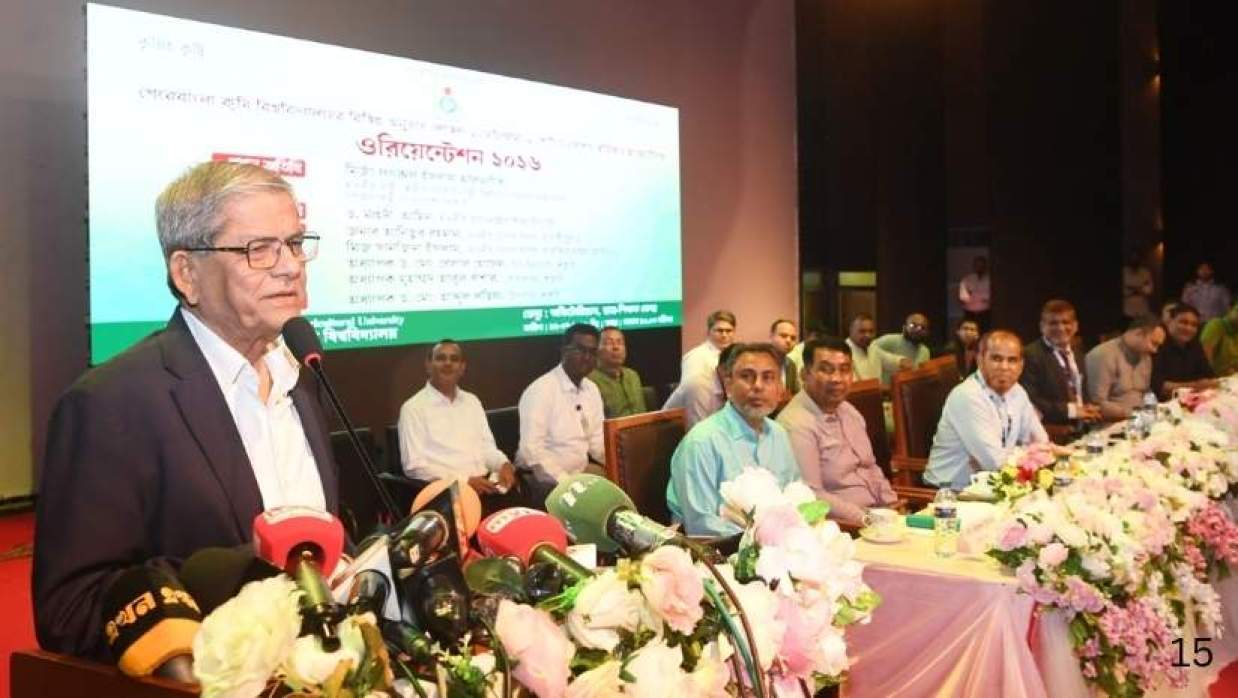 স্থানীয় সরকার মন্ত্রী মির্জা ফখরুল ইসলাম আলমগীর