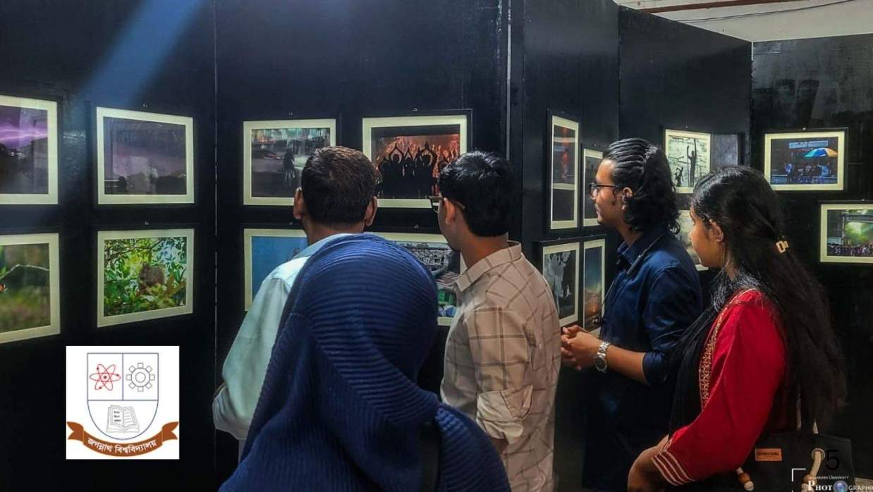 জুলাই শহীদ সাজিদের স্মরণে জবিতে প্রদর্শনী