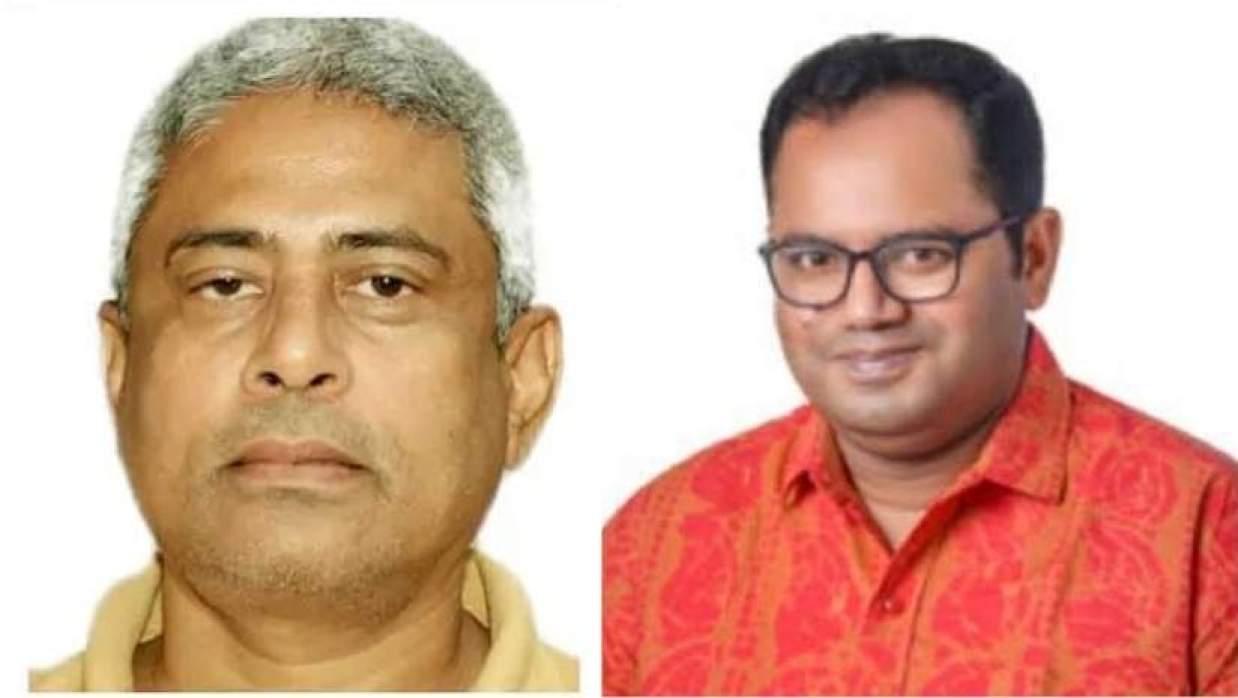 নতুন প্রক্টর অধ্যাপক মো. জাকির হোসেন ও  অব্যাহতি পাওয়া অধ্যাপক ড. এ. কে. এম. রাশিদুল আলম