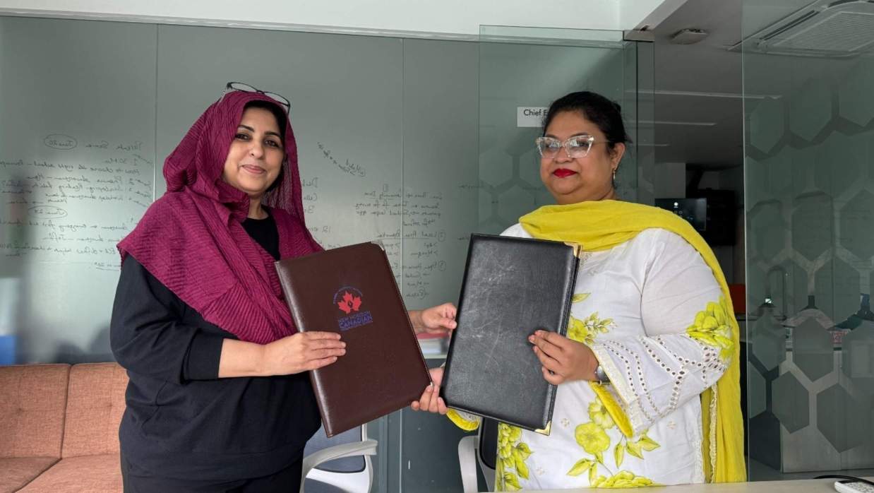 নিউ হরাইজন ক্রিসেন্ট ইন্টারন্যাশনাল স্কুল এবং বাম্বলবি ডে-কেয়ার অ্যান্ড প্রিস্কুলের মধ্যে সমঝোতা স্মারক