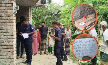 মেহেরপুরে শিক্ষকের বাড়িতে বোমাসদৃশ বস্তু ও হুমকির চিরকুট