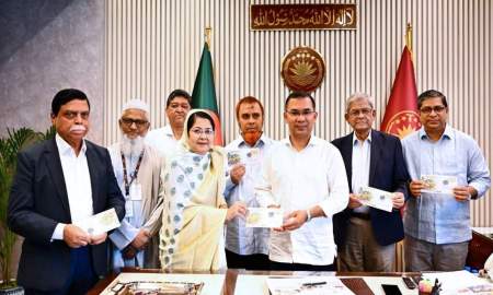 জাতীয় পল্লী উন্নয়ন দিবস উপলক্ষে স্মারক ডাকটিকিট উদ্বোধন প্রধানমন্ত্রীর