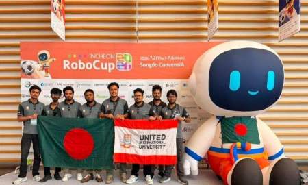 ইউআইইউ রেসকিউ রোভার টিমের ‘রোবোকাপ রেসকিউ লিগ ২০২৬’ -এ গৌরবময় অভিষেক