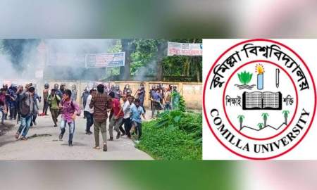 ছাত্র আন্দোলন চত্বরে ‘জুলাই স্মৃতিস্তম্ভ’ নির্মাণের দাবি কুবি ছাত্রদলের