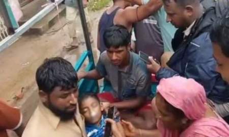  বাড়ির উঠানে নামতেই পাহাড়ি ঢলের স্রোতে ভেসে যায় দুই শিশু, অতঃপর...