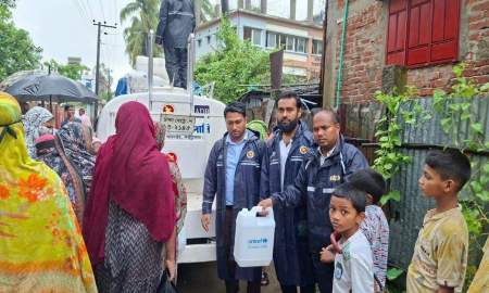 বানবাসি মানুষের জন্য ২০ হাজার লিটার বিশুদ্ধ পানি দেবে জনস্বাস্থ্য অধিদপ্তর