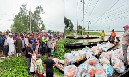 এমপির পক্ষে ত্রাণ বিতরণের সময় বিএনপির দুই পক্ষের সংঘর্ষ, ফাঁকা গুলি