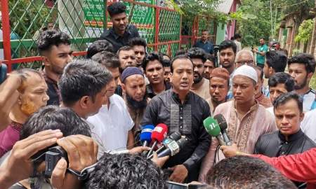 আবু সাঈদের সমাধির পাশে প্রতিজ্ঞা করছি, ছাত্রলীগ-আ’লীগের প্রশ্নে ছাড় নেই