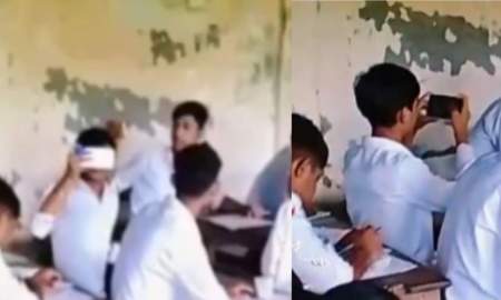 পরীক্ষার হলে মোবাইলে ব্যস্ত শিক্ষার্থীরা, টিকটক ভিডিও ভাইরাল