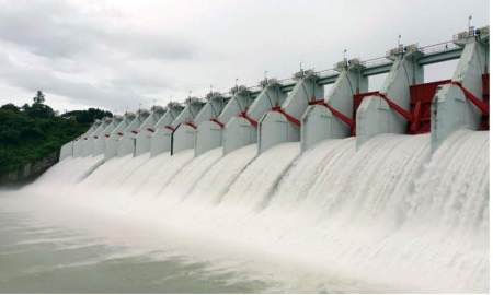 বন্যা নিয়ন্ত্রণে খুলে দেয়া হলো কাপ্তাই বাঁধের ১৬ জলকপাট