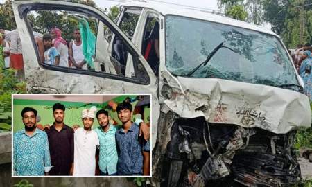বিয়ের গাড়ি নিয়ন্ত্রণ হারিয়ে নিহত ২, কনে আইসিইউতে, বর-সহ ১২ জন আহত