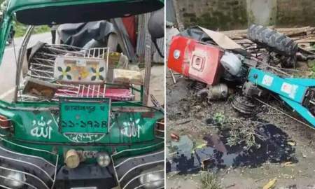 জামালপুরে সিএনজি-ভটভটির সংঘর্ষে দুই নারী নিহত