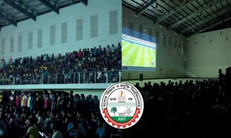 যবিপ্রবিতে ৪ বড় পর্দায় দেখানো হবে বিশ্বকাপ ফাইনাল, বহিরাগত প্রবেশে নিষেধ