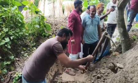 এমপির নির্দেশে বন্ধ কালভার্ট উন্মুক্ত, জলাবদ্ধতা থেকে মুক্তি ৩ শতাধিক পরিবারের