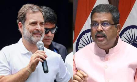 রাহুল গান্ধী শিক্ষার্থীদের রাজনৈতিক হাতিয়ার হিসেবে ব্যবহার করছেন