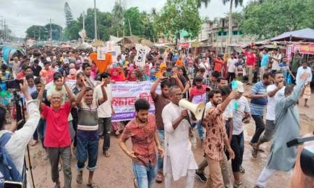 এমপি গাজী নজরুলের পদত্যাগ দাবিতে উত্তাল শ্যামনগর, অবাঞ্ছিত ঘোষণা