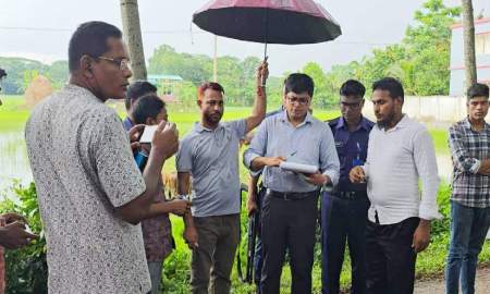 ঝালকাঠিতে অবৈধ বালু সরবরাহে চার বাল্কহেডকে ২ লাখ টাকা জরিমানা