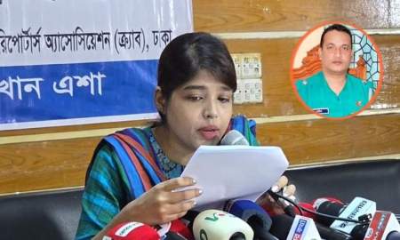 অতিরিক্ত পুলিশ সুপারের বিরুদ্ধে অনৈতিক সম্পর্ক ও নির্যাতনের অভিযোগে স্ত্রীর সংবাদ সম্মেলন