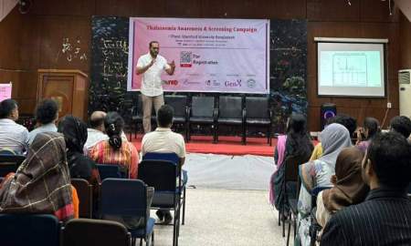 বায়োটেডের উদ্যোগে স্ট্যামফোর্ড বিশ্ববিদ্যালয়ে থ্যালাসেমিয়া সচেতনতা ও স্ক্রিনিং ক্যাম্পেইন
