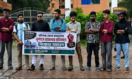 বিএনপির কর্মকাণ্ডে আওয়ামী লীগের পুরোনো রাজনৈতিক সংস্কৃতির প্রতিফলন দেখছি—ছাত্রশক্তির বিক্ষোভে নেতারা