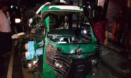 বাস-মাহিন্দ্রার মুখোমুখি সংঘর্ষে নিহত ২, আহত ৪