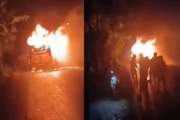 ফরিদপুরে বাসচাপায় নিহত ৫, গাড়িতে আগুন দিল উত্তেজিত জনতা