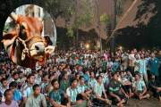 ঢাকা কলেজে আর্জেন্টাইন সমর্থকদের গরু ভোজ কাল