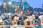 শিক্ষামন্ত্রীর পদত্যাগ দাবিতে উত্তাল কলকাতা