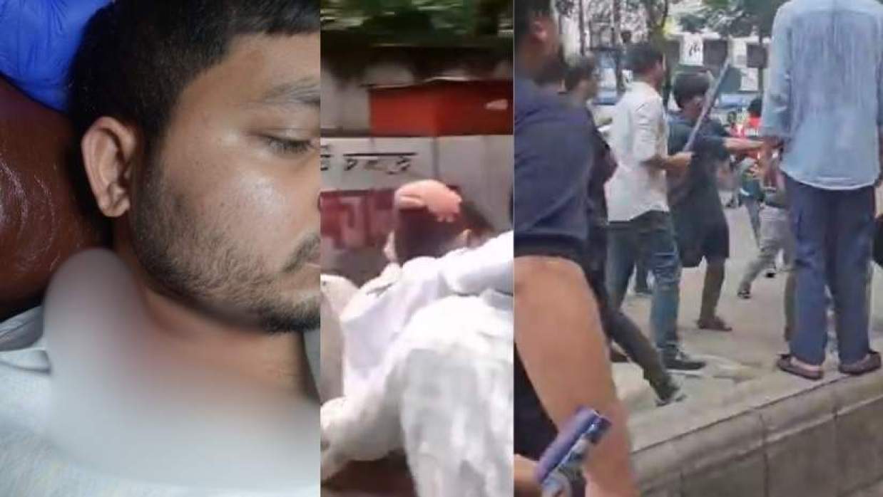 ছাত্রদলের হামলা ঢাকা কলেজ শাখা ইসলামী ছাত্রশিবিরের অফিস সম্পাদক আব্দুল মালেকের ওপর