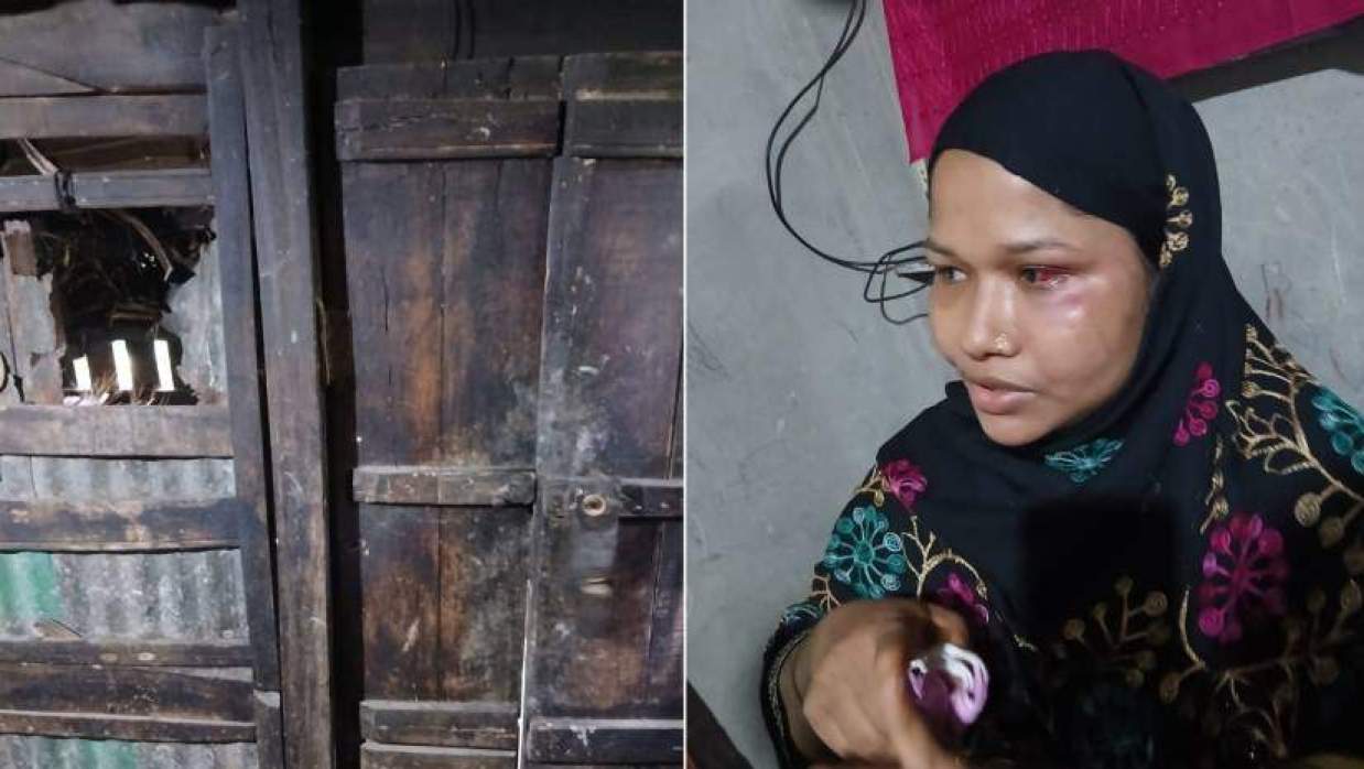 বসতঘর ও গৃহবধূ মোসা. ঝুমুর বেগম