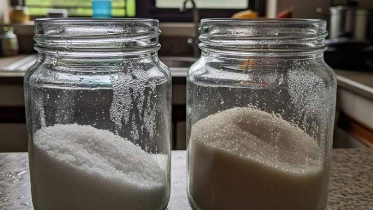 লবণ ও চিনি দলা পাকায়