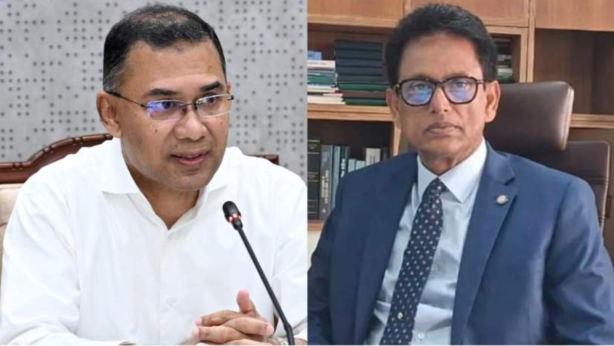 প্রধানমন্ত্রী তারেক রহমান ও শিক্ষামন্ত্রী ড. মিলন