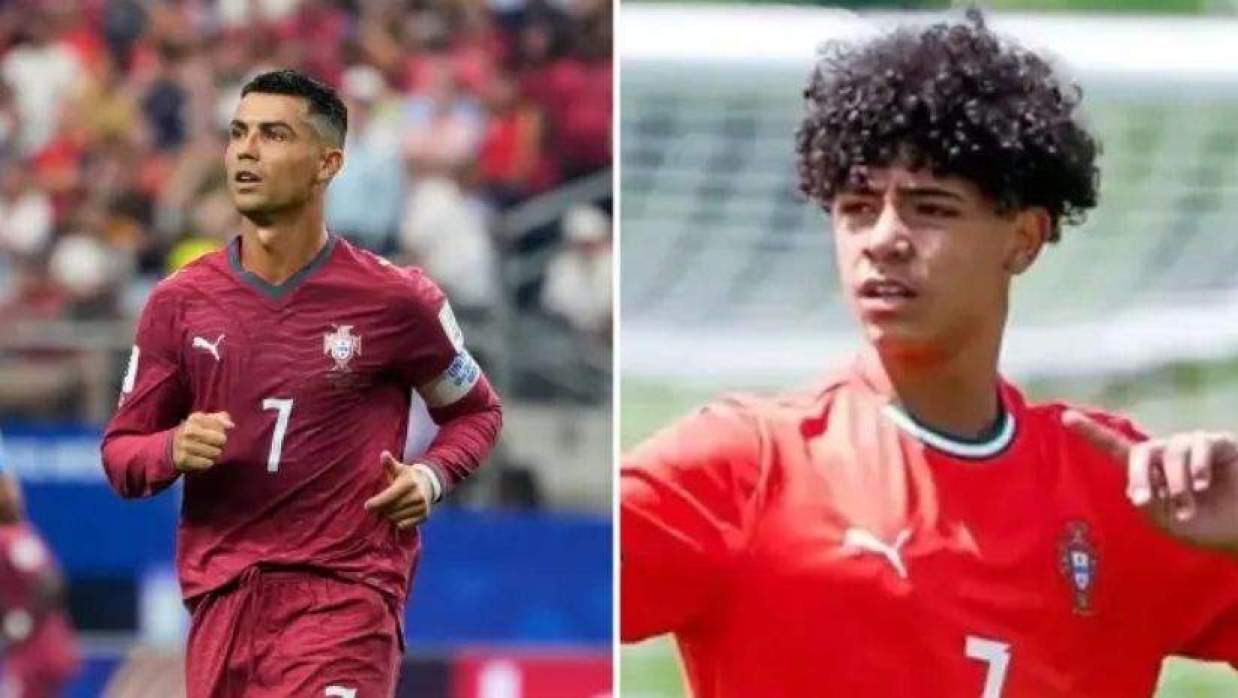  রোনালদো ও তাঁর ছেলে 