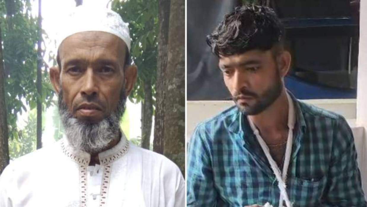 নিহত আক্কাস খান ও আহত জসিম খান