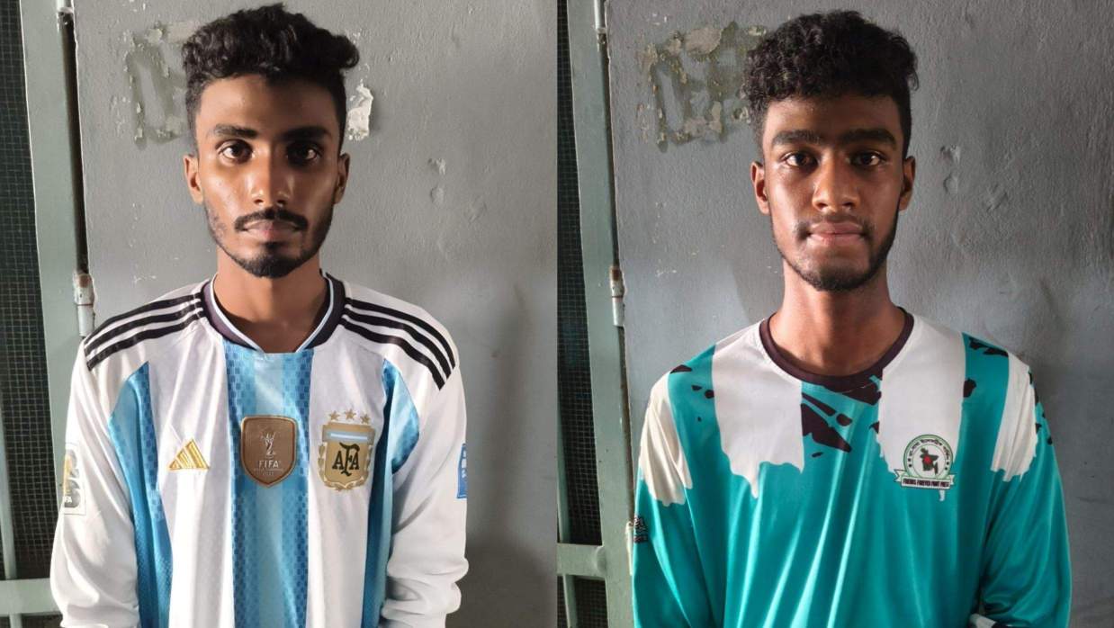 দুজনকে গ্রেপ্তার।