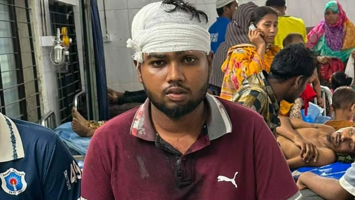 আহত ছাত্রদল নেতা 