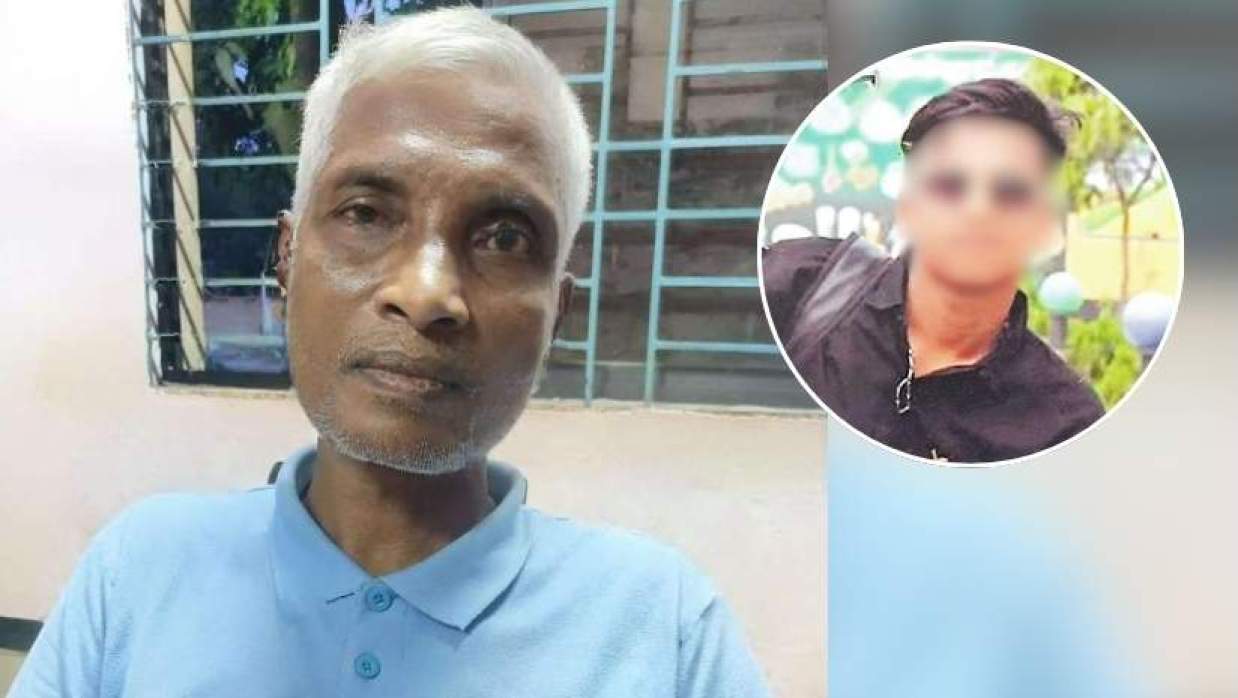 রফিকুল ইসলামকে গ্রেপ্তার করেছে পুলিশ (ইনসেটে নিহত কিশোর আশরাফুল)