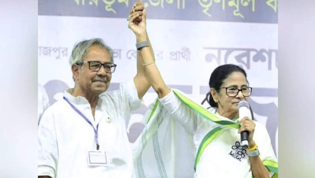 সাবেক মন্ত্রী আশিস বন্দ্যোপাধ্যায় ও মমতা বন্দ্যোপাধ্যায়