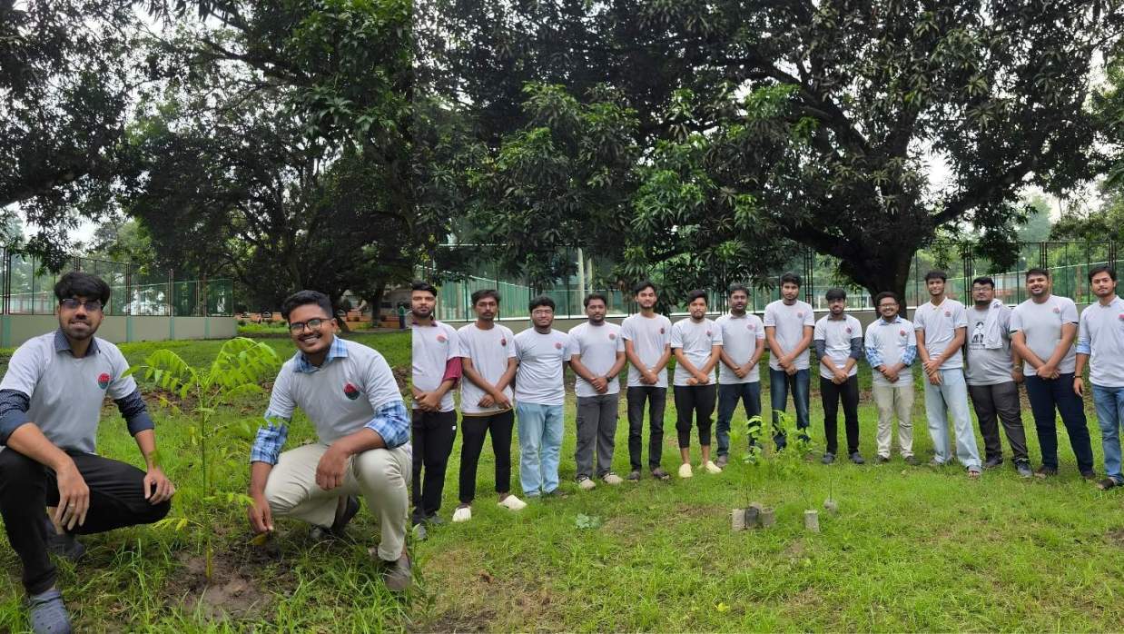 রুয়েটে ছাত্রদলপন্থি দুই শিক্ষার্থীর উদ্যোগে ১৫২ একরে ১৫২ বৃক্ষরোপণ