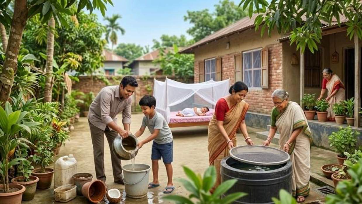 ডেঙ্গুর থেকে রক্ষা পেতে চাইলে মশার প্রজননস্থল ধ্বংস করতে হবে