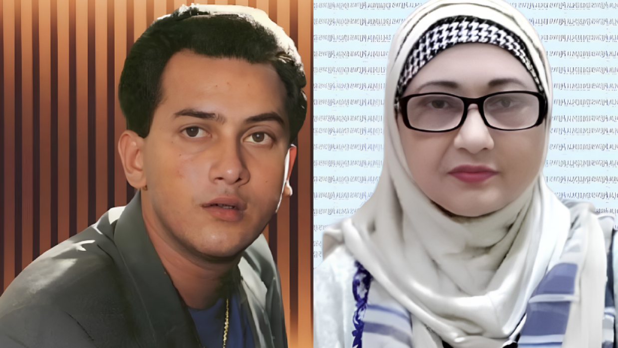 প্রয়াত অভিনেতা সালমান শাহ ও নীলা চৌধুরী