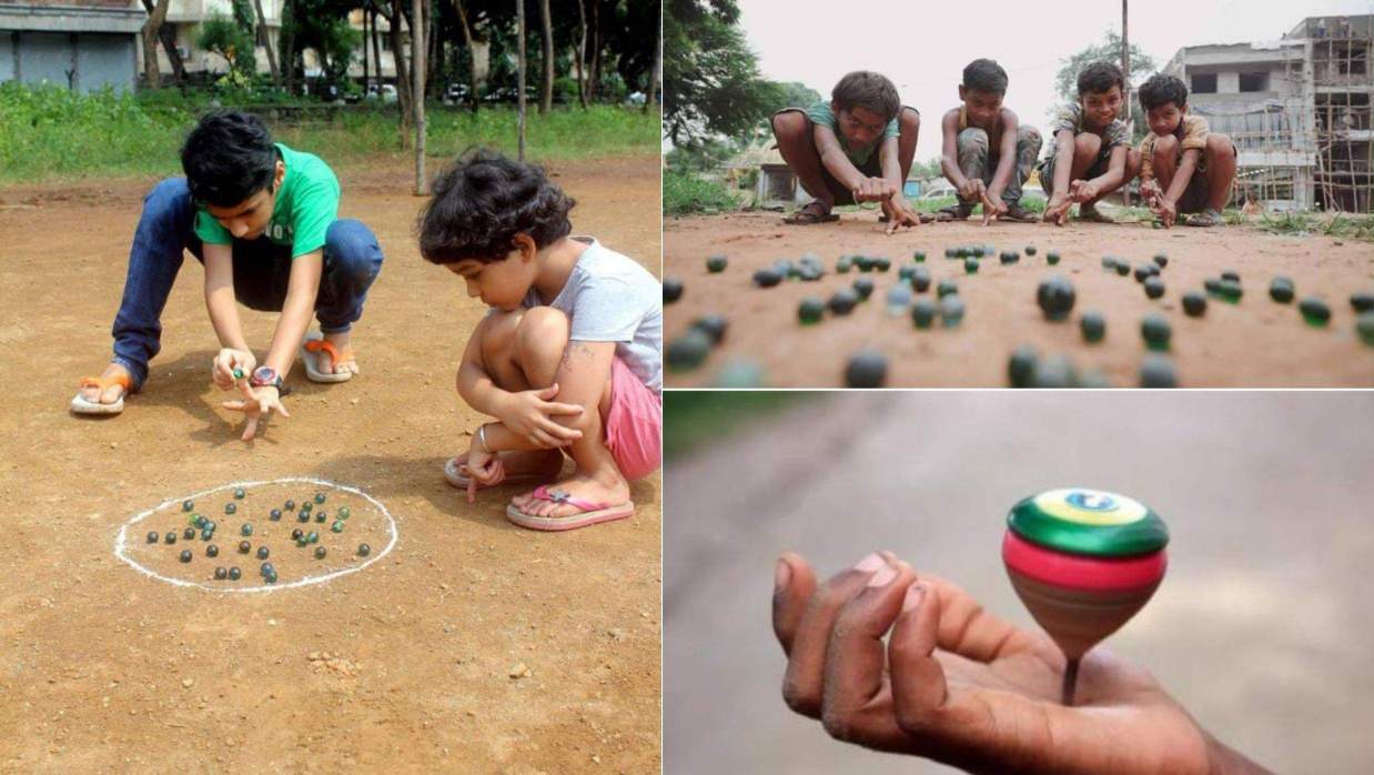 শিশুদের শৈশবের খেলা। 