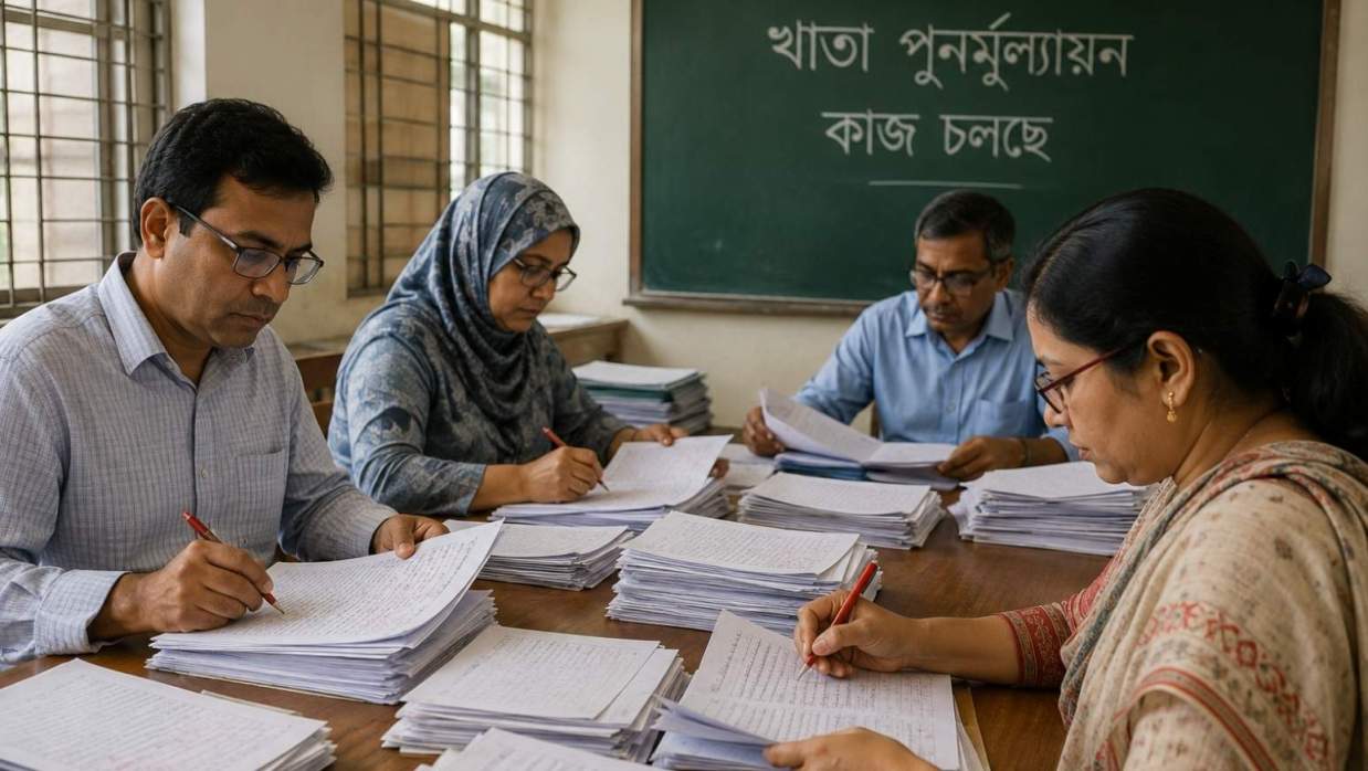 খাতা মূল্যায়নের প্রতীকী ছবি