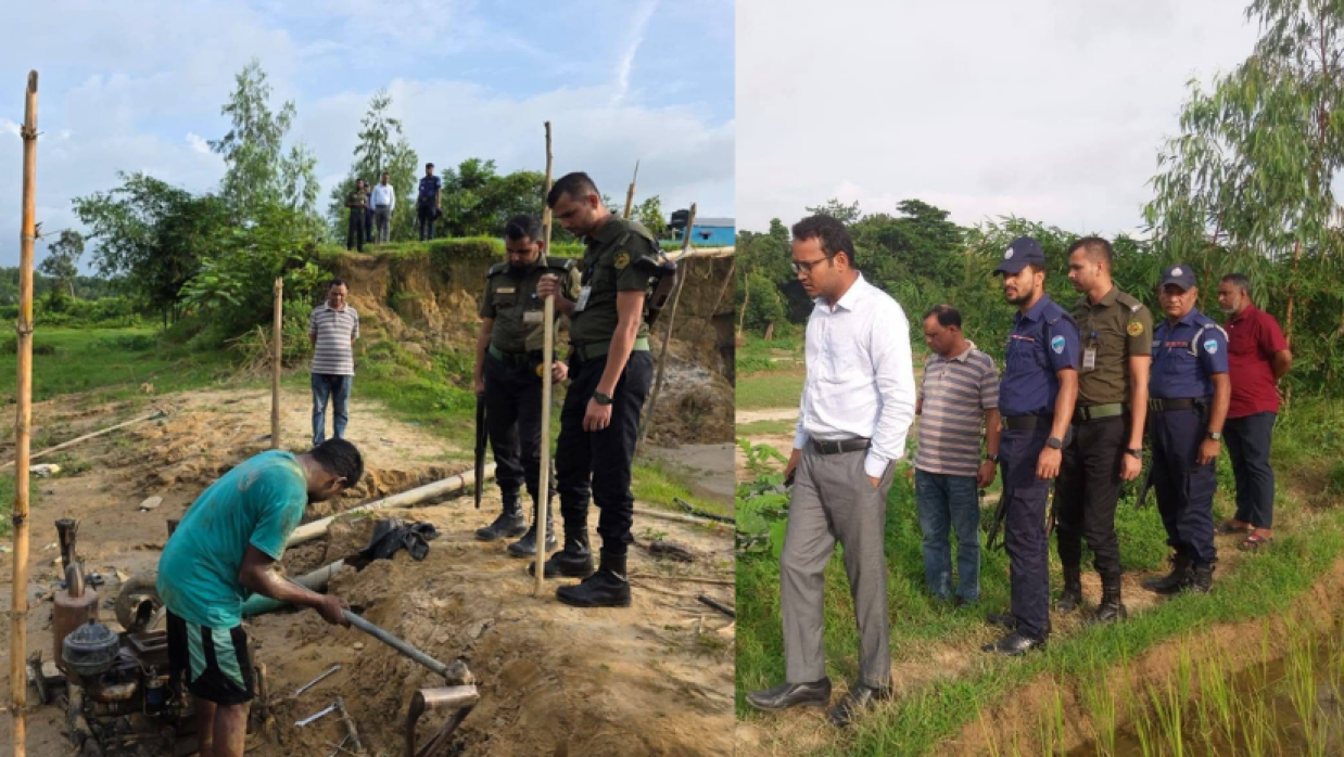 সহকারী কমিশনার (ভূমি) ও নির্বাহী ম্যাজিস্ট্রেটের অভিযান