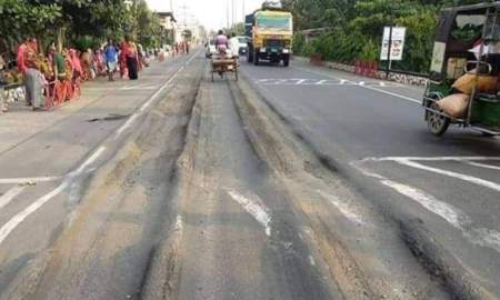 যশোর-খুলনা মহাসড়ক: ৯ বছরে সাড়ে ৫০০ কোটি ব্যয়, তবু ভোগান্তি