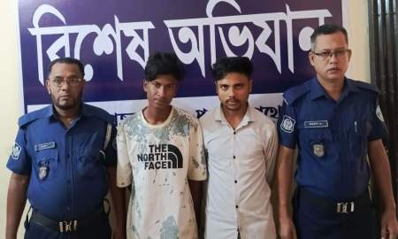 ১৮০০ পিস ইয়াবাসহ দুই রোহিঙ্গা মাদক কারবারি গ্রেপ্তার