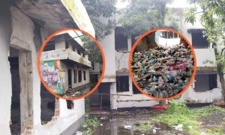 একসময়ের রাজনীতির প্রাণকেন্দ্র আমুর বাড়ি এখন ময়লার ভাগাড়
