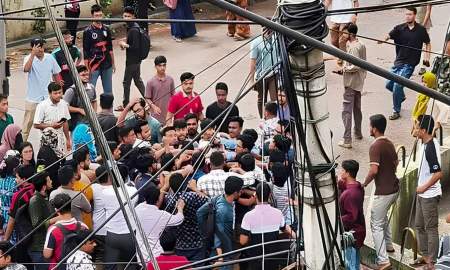জবি-ন্যাশনাল মেডিকেলে দফায় দফায় সংঘর্ষ, আহত অন্তত ৭০