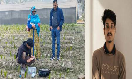 মাটি ও আবহাওয়ার তথ্য বিশ্লেষণ করে কোন ফসল চাষ করবেন জানাবে এআই, হাবিপ্রবি শিক্ষার্থীর উদ্ভাবন